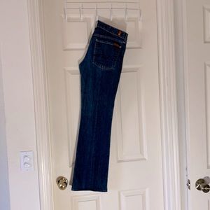 7 for All Mankind Bootcut Jeans - "flip flop" cut, size 31, 29" inseam.